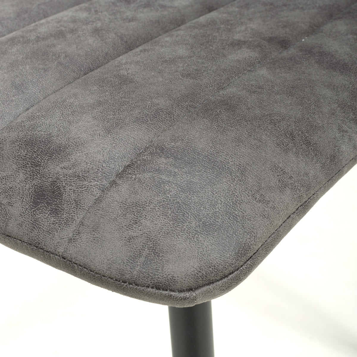 Microfibre Fabric Dining Chairs in Set Of 4 - Lisbon