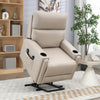 Microfibre Fabric Electric Recliner Chair 84cm Wide - Velmora
