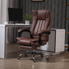 Microfibre Fabric Home And Office Chair 70cm Wide With Footrest - Velmora