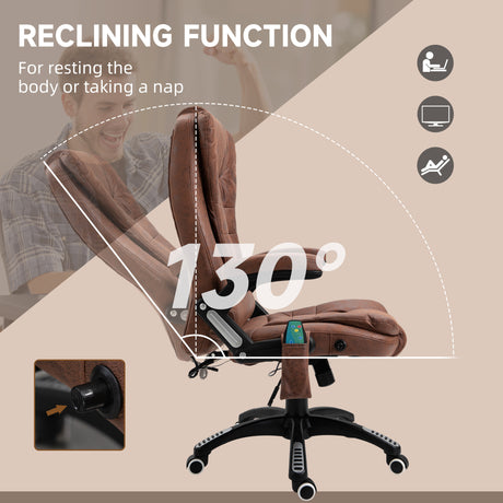 Microfibre Home And Office Chair 67cm Wide With Armrest - Velmora