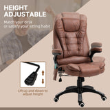 Microfibre Home And Office Chair 67cm Wide With Armrest - Velmora