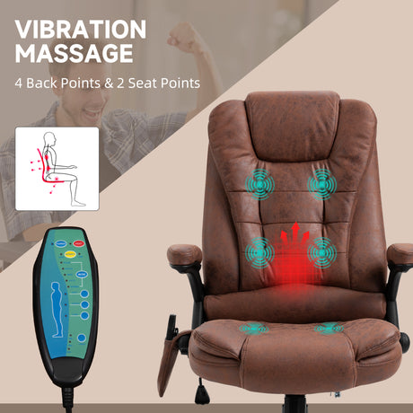 Microfibre Home And Office Chair 67cm Wide With Armrest - Velmora