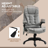 Microfibre Home And Office Chair 67cm Wide With Armrest - Velmora