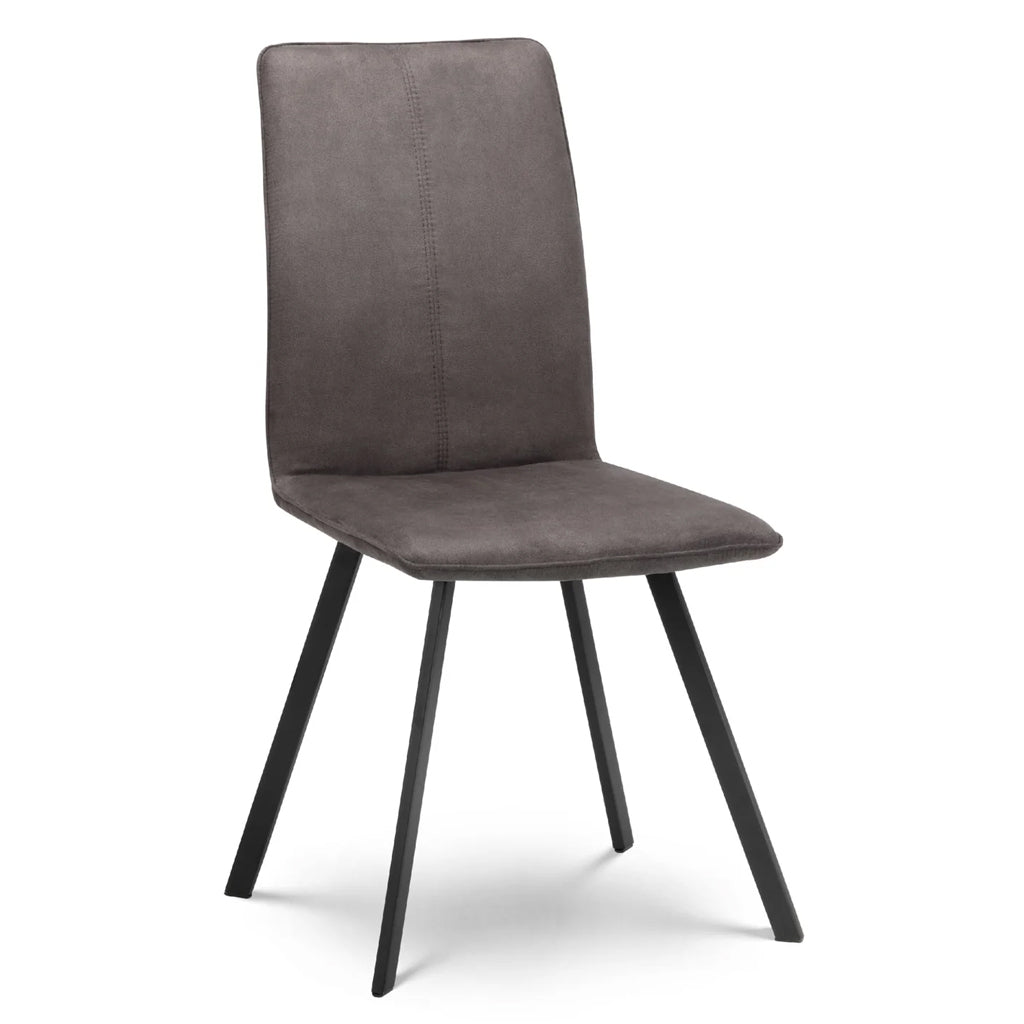 Microsuede Fabric Dining Chairs in Set Of 2 - Monroe