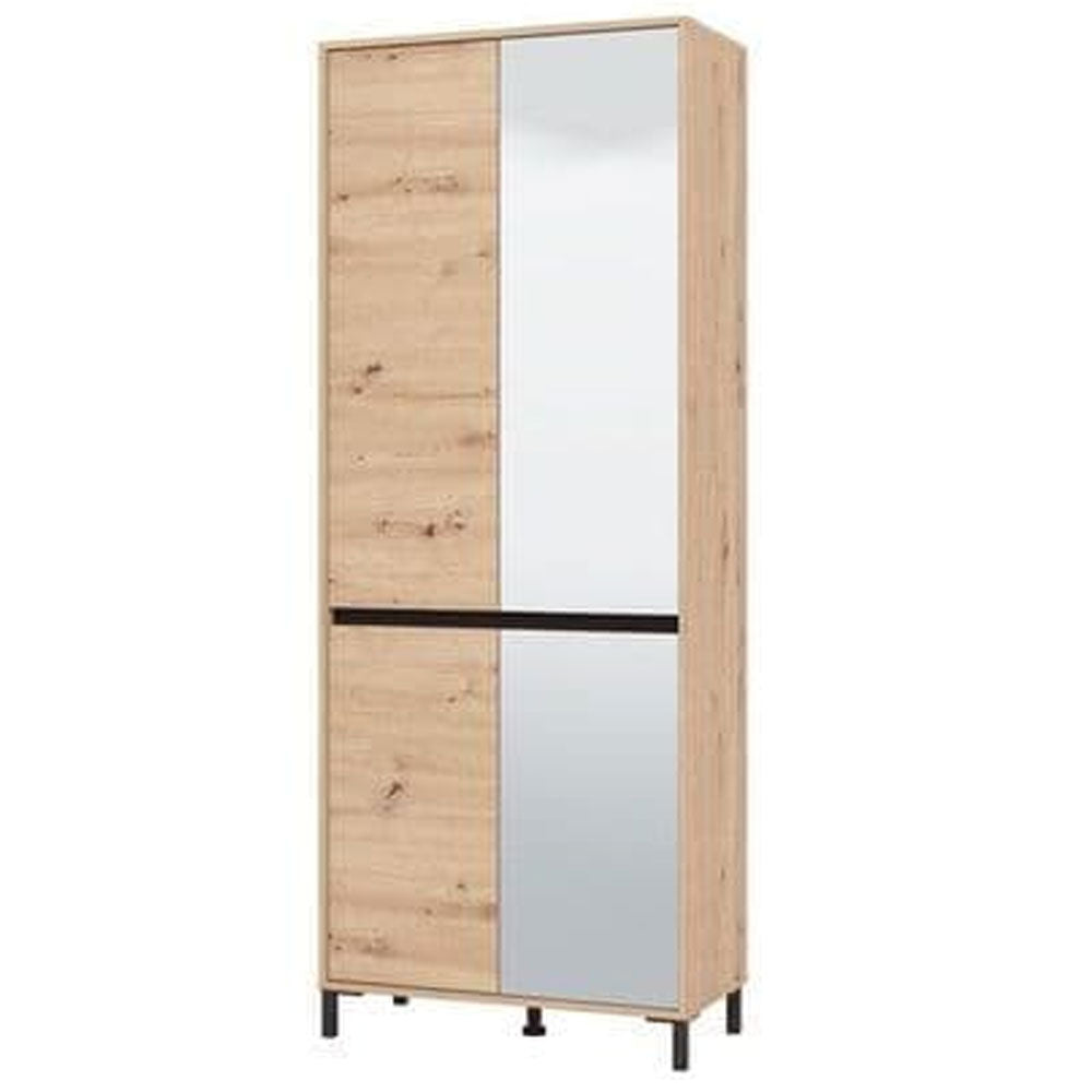 Mirrored Shoe Storage Cabinet Tall With 4 Doors - Toshiba