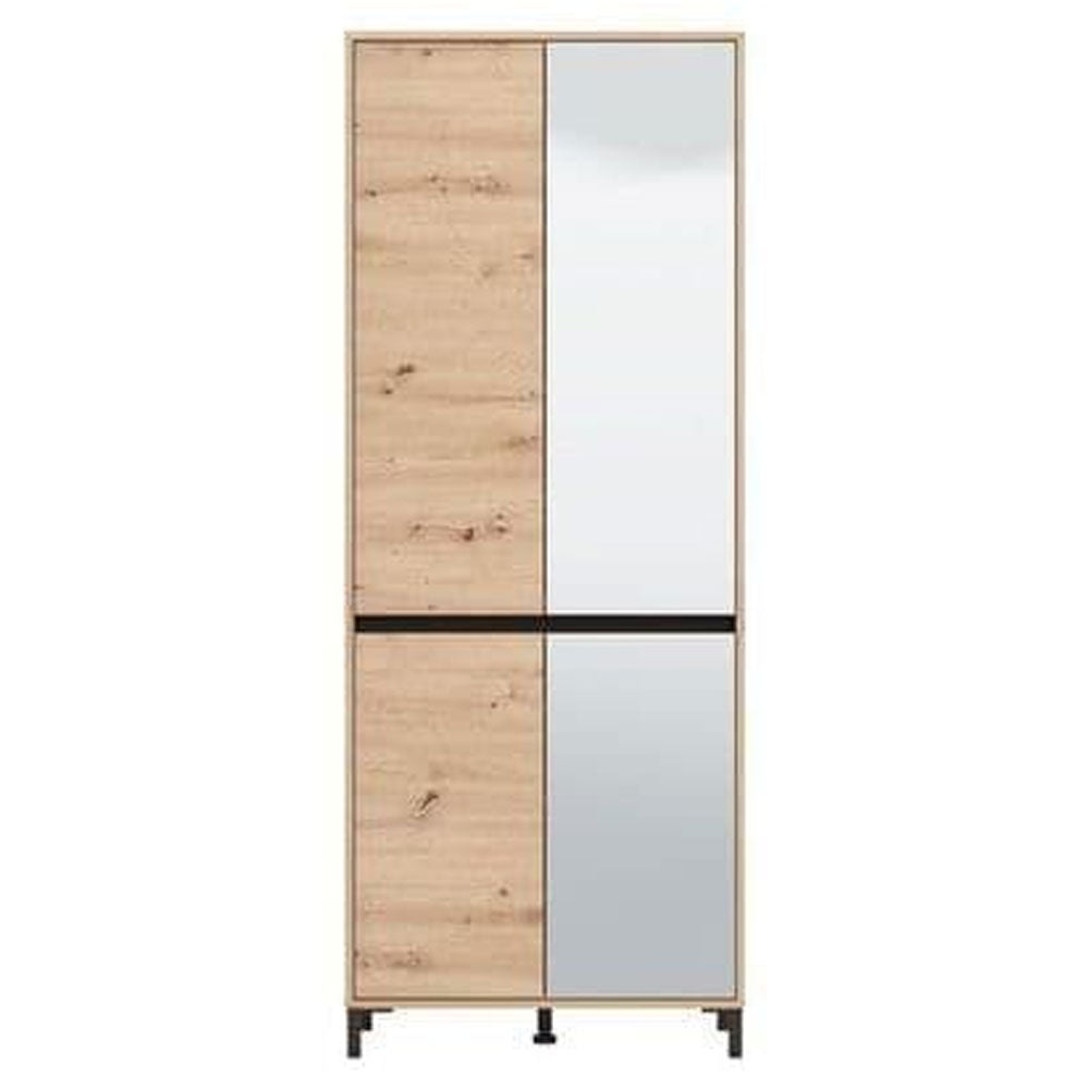 Mirrored Shoe Storage Cabinet Tall With 4 Doors - Toshiba