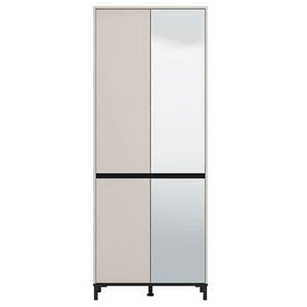 Mirrored Shoe Storage Cabinet Tall With 4 Doors - Toshiba