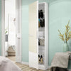 Mirrored Shoe Storage Cabinet With 1 Door - Girona