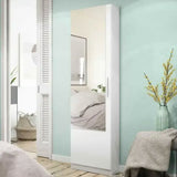 Mirrored Shoe Storage Cabinet With 1 Door - Girona