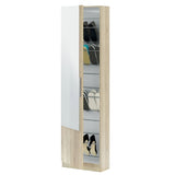 Mirrored Shoe Storage Cabinet With 1 Door - Girona