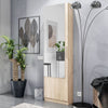 Mirrored Shoe Storage Cabinet With 1 Door - Girona