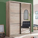 Mirrored Wardrobe 166cm Wide With 2 Sliding Doors - Navasota