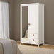 Mirrored Wardrobe With 2 Doors And 2 Drawers - Barcelona