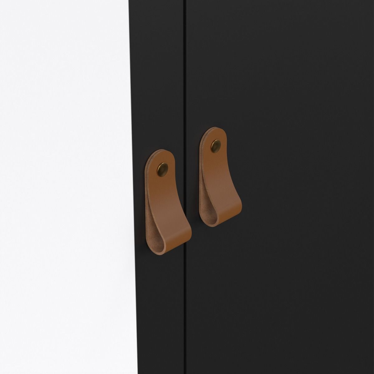 Mirrored Wardrobe With 2 Doors And 2 Drawers - Barcelona