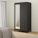 Mirrored Wardrobe With 2 Doors And 2 Drawers - Barcelona