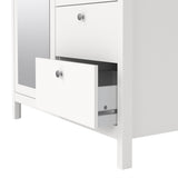 Mirrored Wardrobe With 2 Doors And 2 Drawers - Madrid