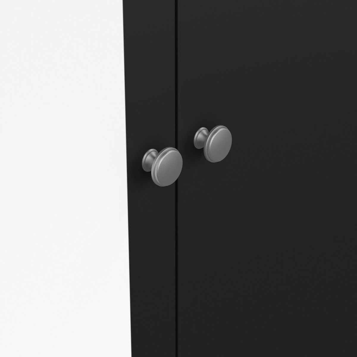 Mirrored Wardrobe With 2 Doors And 2 Drawers - Madrid