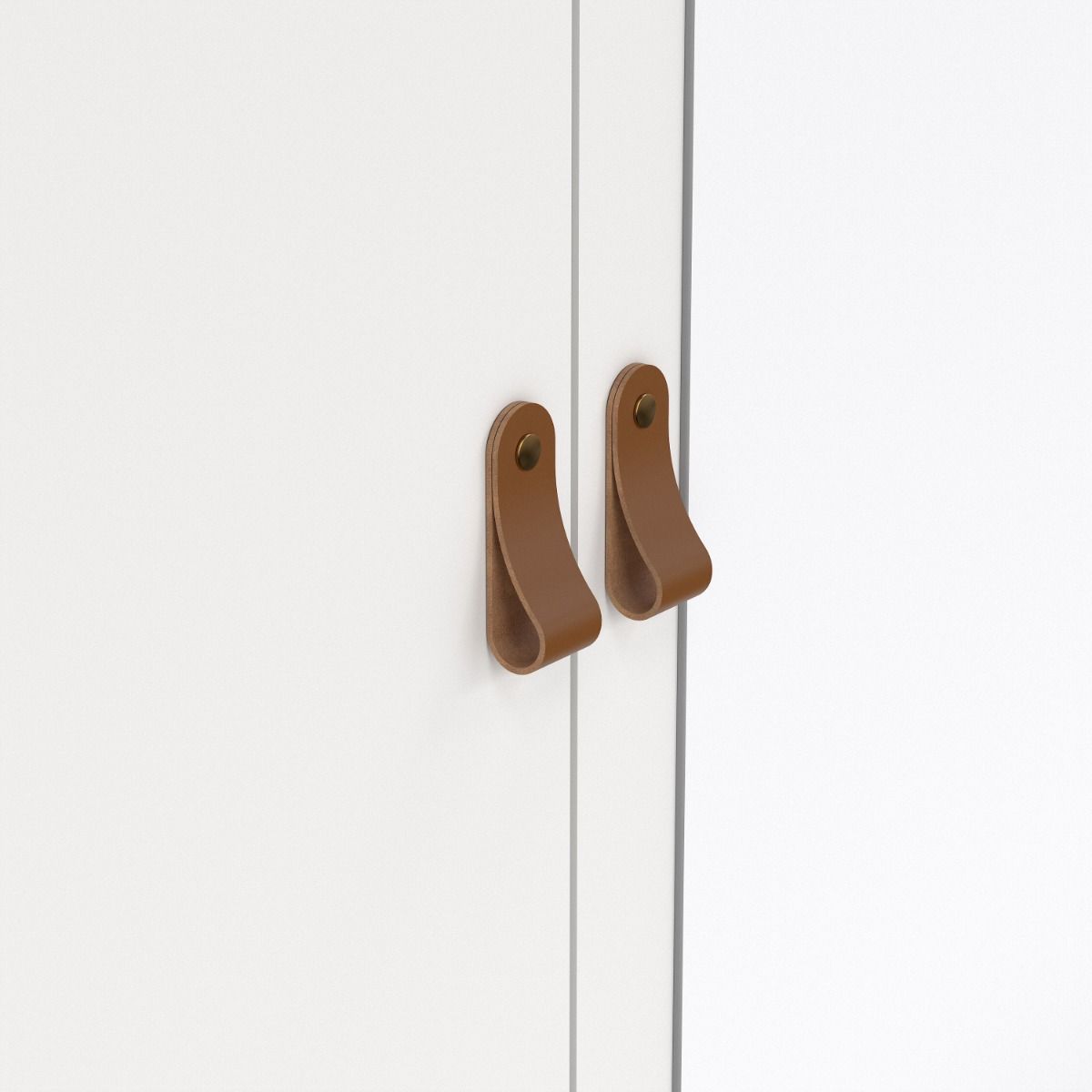 Mirrored Wardrobe With 3 Doors And 2 Drawers - Barcelona