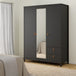 Mirrored Wardrobe With 3 Doors And 2 Drawers - Barcelona