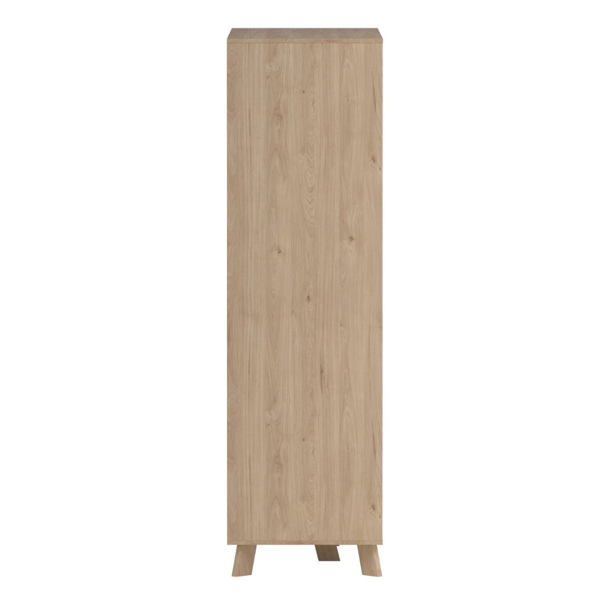 Mirrored Wardrobe With 3 Doors And 2 Drawers In White Fronts - Ikast