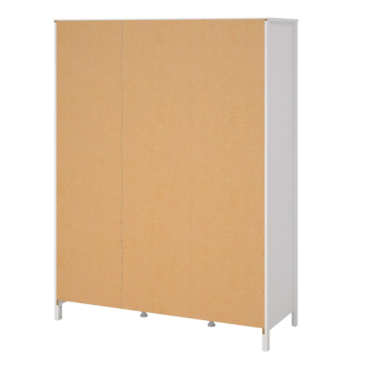 Mirrored Wardrobe With 3 Doors And 2 Drawers - Madrid