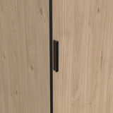 Mirrored Wardrobe With 3 Sliding Doors And 4 Drawers - Line