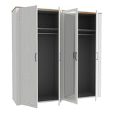Mirrored Wardrobe Large With 4 Doors - Bohol