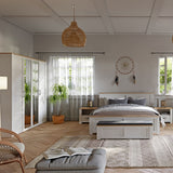 Mirrored Wardrobe Large With 4 Doors - Bohol