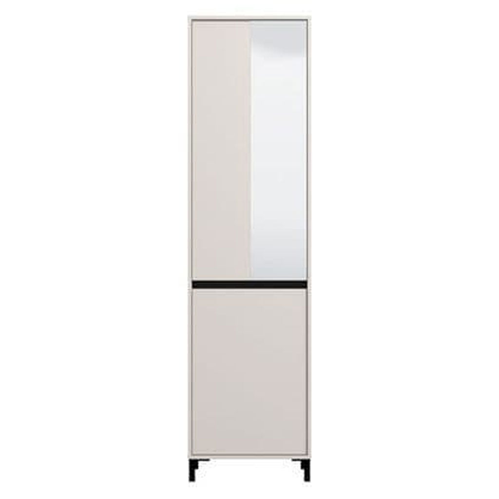 Mirrored Wardrobe Narrow With 2 Doors - Rogers