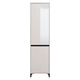 Mirrored Wardrobe Narrow With 2 Doors - Rogers