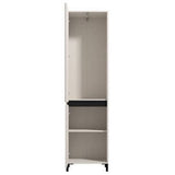 Mirrored Wardrobe Narrow With 2 Doors - Rogers
