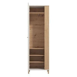 Mirrored Wardrobe Slim With 1 Door - Grant