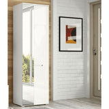 Mirrored Wardrobe Slim With 2 Doors - Salina