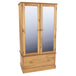 Mirrored Wardrobe With 2 Doors And 1 Drawer - Cotswold