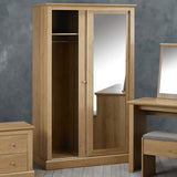 Mirrored Wardrobe With 2 Sliding Doors - Devon