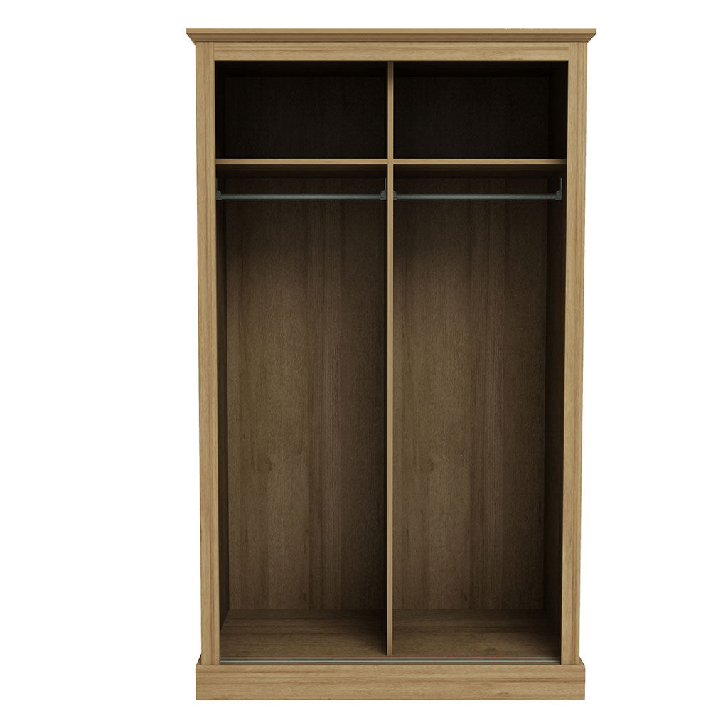 Mirrored Wardrobe With 2 Sliding Doors - Devon
