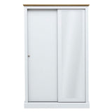 Mirrored Wardrobe With 2 Sliding Doors - Devon