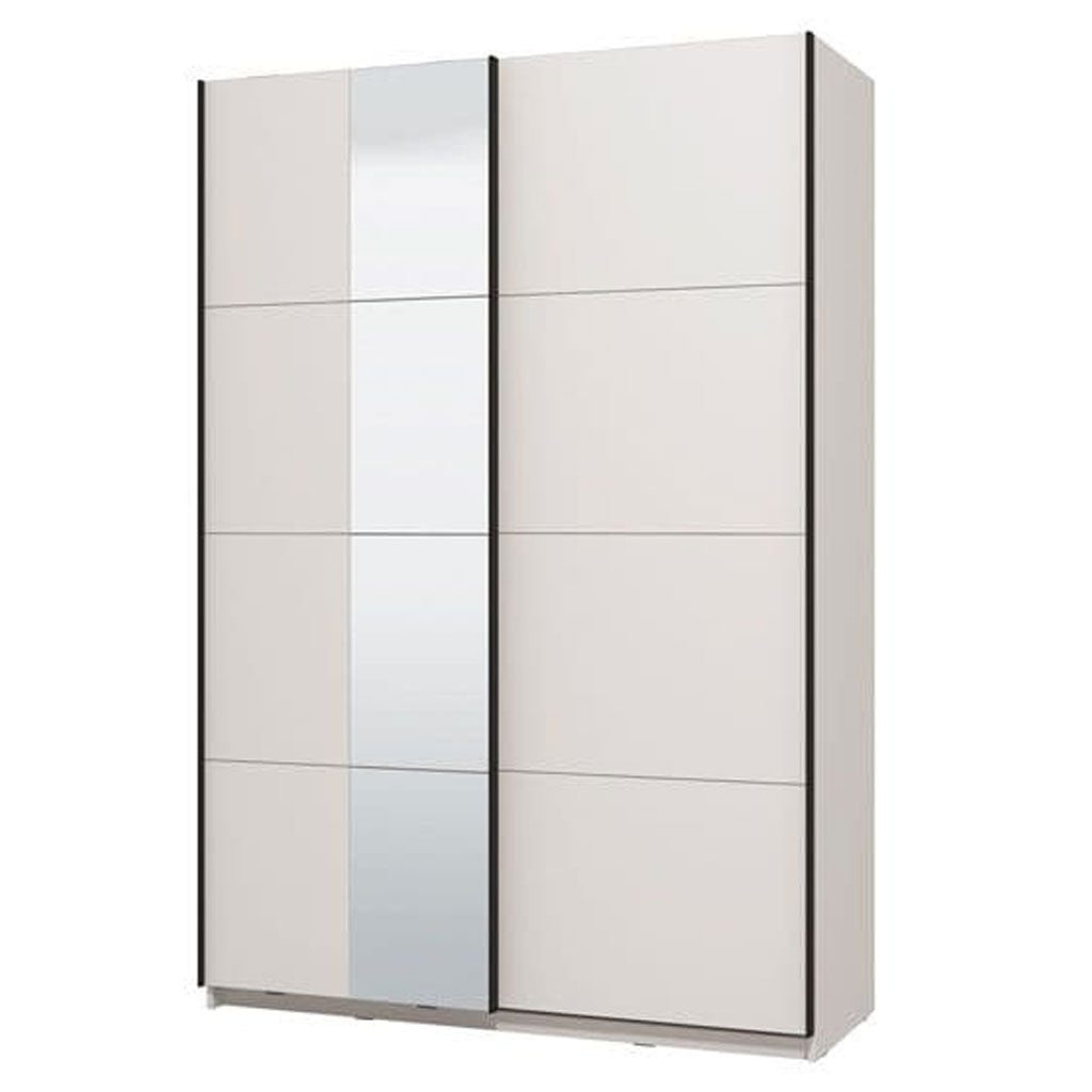 Mirrored Wardrobe With 2 Sliding Doors - Norman