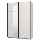 Mirrored Wardrobe With 2 Sliding Doors - Norman