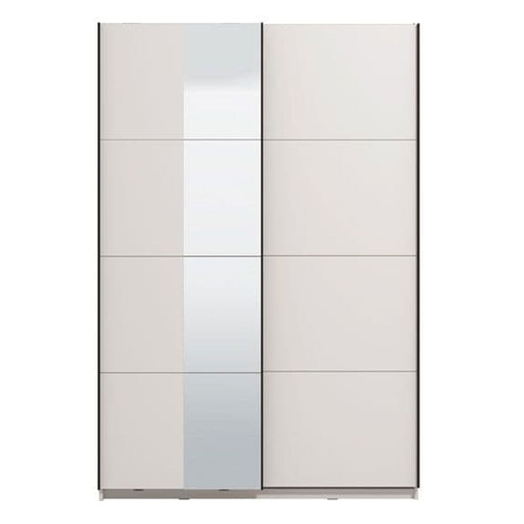 Mirrored Wardrobe With 2 Sliding Doors - Norman