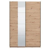 Mirrored Wardrobe With 2 Sliding Doors - Norman