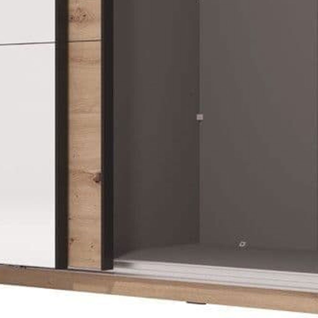 Mirrored Wardrobe With 2 Sliding Doors - Norman