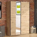 Mirrored Wardrobe With 2 Sliding Doors - Norman