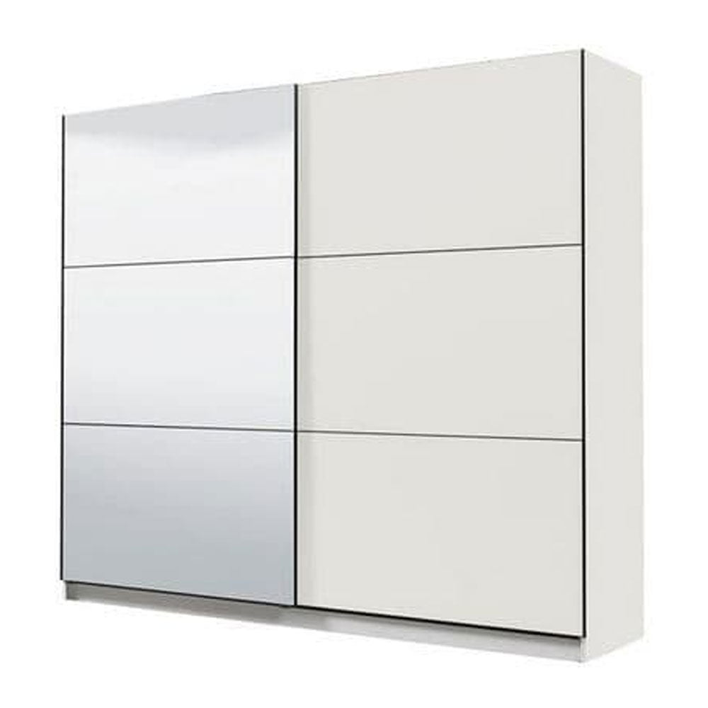 Mirrored Wardrobe With 2 Sliding Doors - Valentine