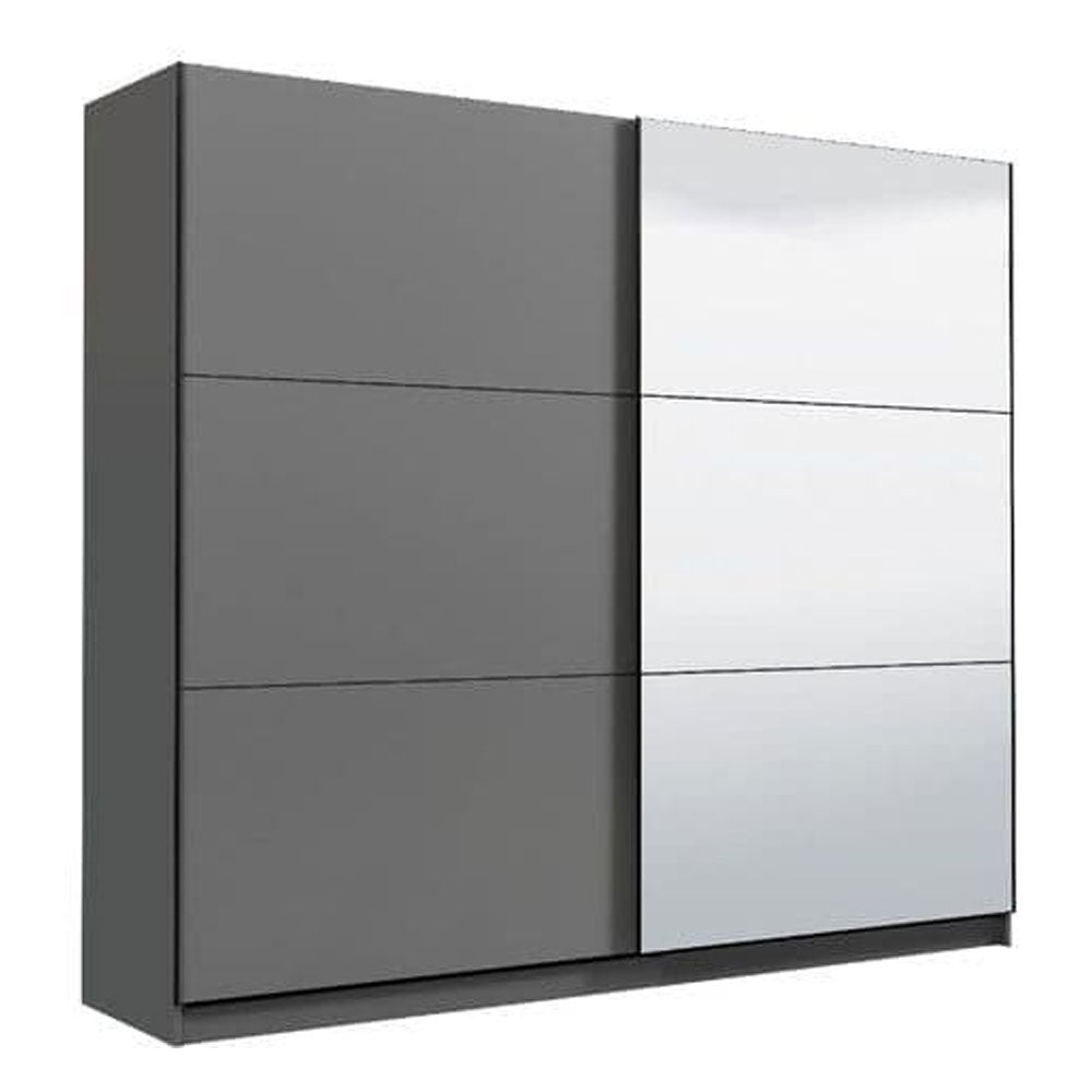 Mirrored Wardrobe With 2 Sliding Doors - Valentine
