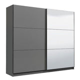 Mirrored Wardrobe With 2 Sliding Doors - Valentine