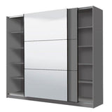 Mirrored Wardrobe With 2 Sliding Doors - Valentine