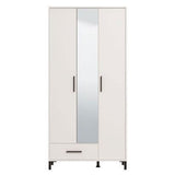 Mirrored Wardrobe With 3 Doors And 1 Drawer - Sanger
