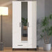 Mirrored Wardrobe With 3 Doors And 1 Drawer - Sanger