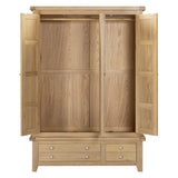 Mirrored Wardrobe With 3 Doors And 2 Drawers - Windsor